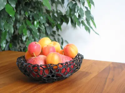 Fruit Bowl - Voronoi-Style No 4 3D print model