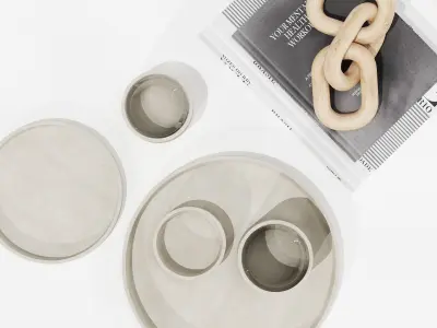Decorative set 6 3D model buy