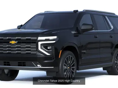 American SUVs 2025 3D Model Collection