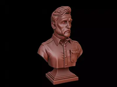 Software Engineer Bust 3D print model
