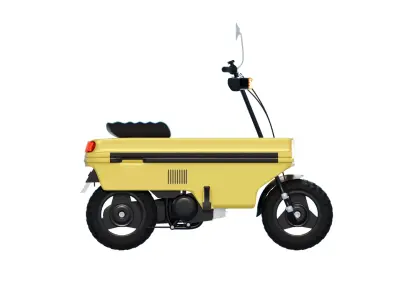 Honda Motocompo - Motorcycle Vehicle 3D model 3D model
