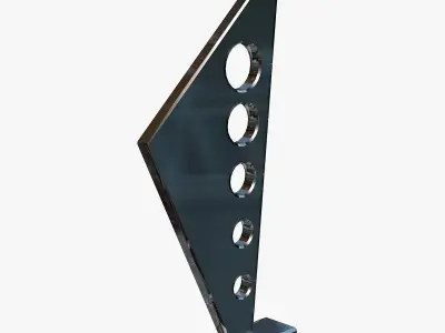 Glass Trophy Low-poly 3D model