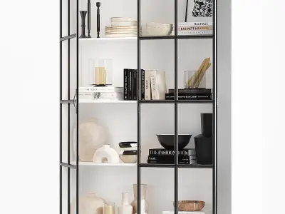 Crate and Barrel Kedzie cabinet 3D model