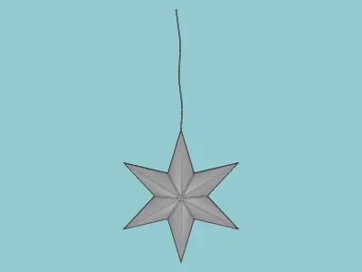 Christmas Star Free low-poly 3D model purchase