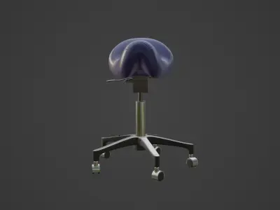Saddle chair 3D model