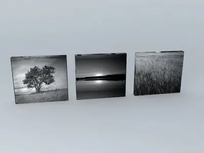 lips three squares Free 3D model