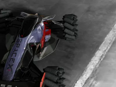 SpaceX INSECTA Low-poly 3D model