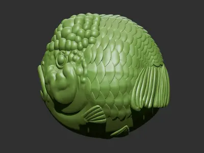 goldfish cute 3D print model