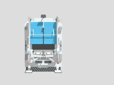 VOLVO GARBAGE 3D model 3D model