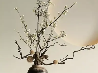 Floristry Fine art display 3D model