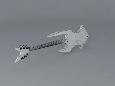 Titan guitar Free 3D model