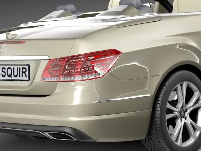 Mercedes-Benz E-class Cabriolet 2014 3D model