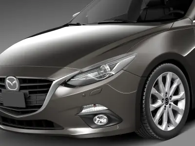 Mazda 3 Sedan 2014 3D model