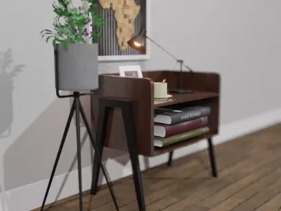 table model for bedrooms and interiors Free 3D model
