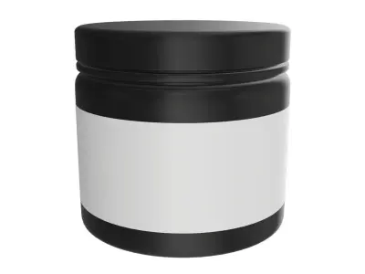 Sport Nutrition Container 02 mockup 3D model