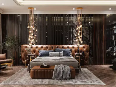 Master bedroom 3D model