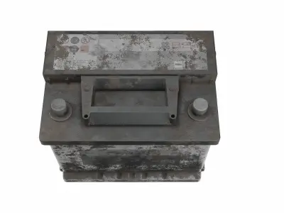 Battery 01 dirt PBR Low-poly 3D model