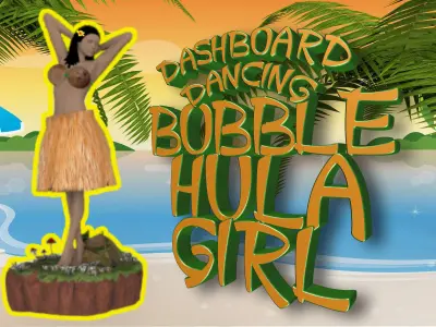 Dashboard Dancing Bobble Hula Girl 3D print model