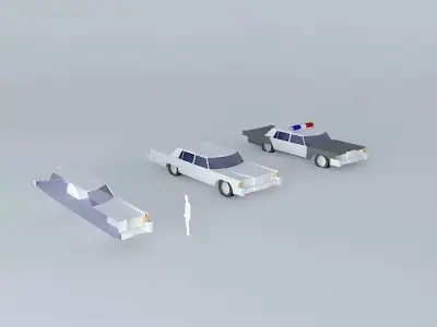 70s car 1 Free 3D model