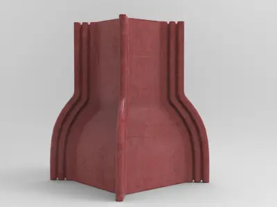 Cope Vase Low-poly 3D model