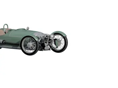 Morgan 3 Wheeler 3D model