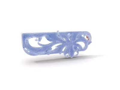 Ornate Wood Carving model pack Low-poly 3D model