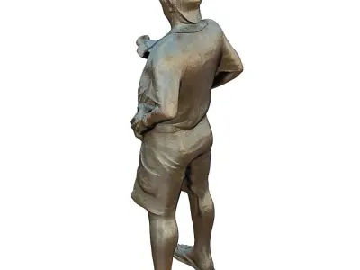 Photographer Sculpture 3D model