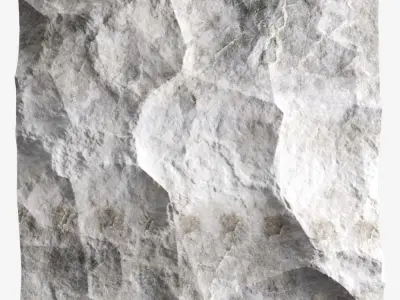 172-RockPanel rock wall art 3D model