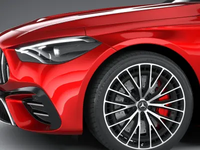 Mercedes-Benz CLE53 AMG Coupe 2025 3D model