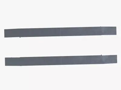 Car ramp Low-poly 3D model