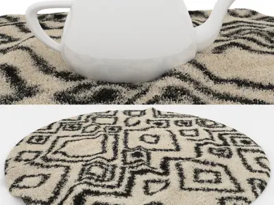 Rugs No 155 Low-poly 3D model