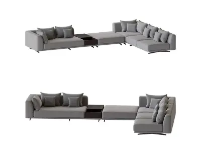 Endless sofa 3 3D model