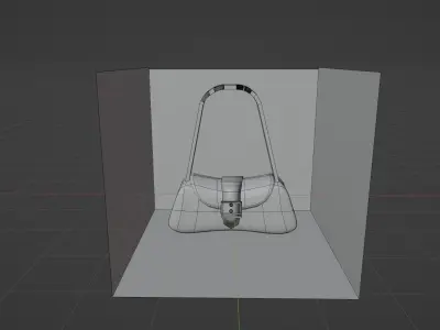 LOWPOLY BAG Low-poly 3D model
