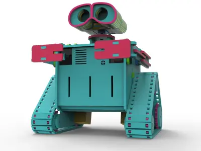 wall E Robot 3D print model
