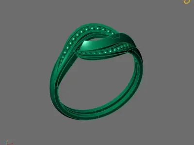 Women Plain Ring Ready STL 3DM Models Womens Rings 3D models 3D print model