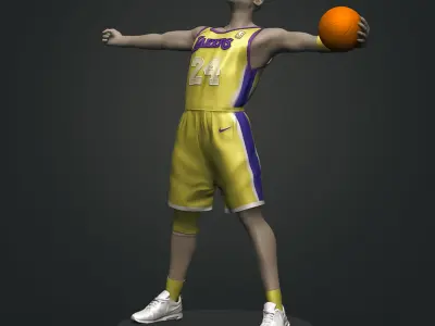 Kobe Bryant 3D Printable 9 3D print model