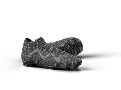 Football Boots Low-poly 3D model