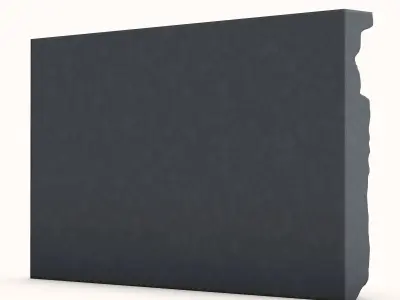 Layered Granite Wall Environment 3D model