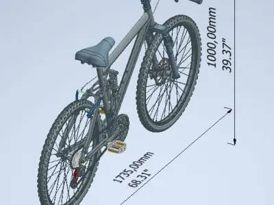 Bicycle 3D model 3D model
