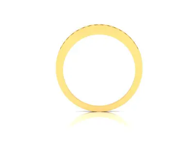 Band 3dm Render Details gold diamond eternity ring 3D print model