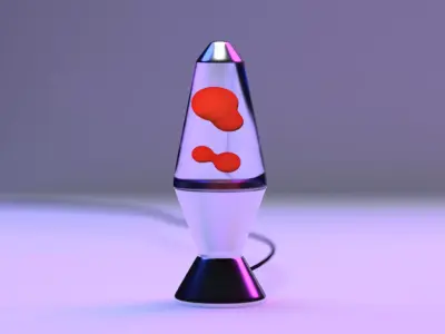 Lava Lamp Free 3D model