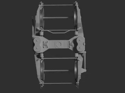 TRAIN BOGIES 3D model