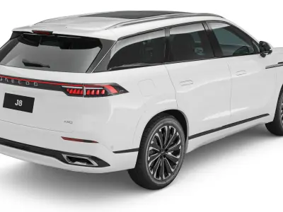 2024 Chery Jaecoo J8 With Interior 3D model