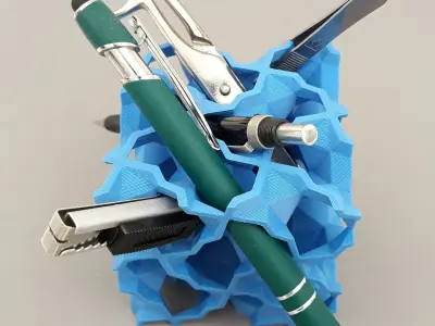 GYROID lowpoly - 3D printable sample 3D print model