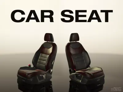 Front Seat 3D model