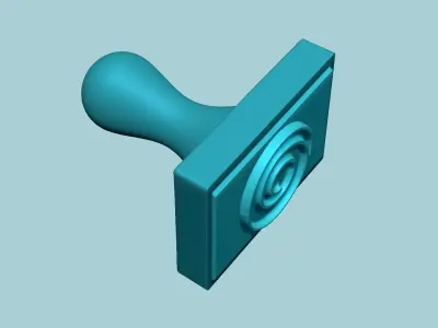 Stamp 92 - Naruto - Fondant Decoration Maker Toy 3D print model