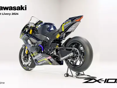 Kawasaki ZX10-RR Winter Test Livery 3D model