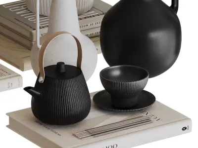 Decorative Set-04 3D model purchase