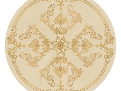 Victorian center table by Modenese 3D model