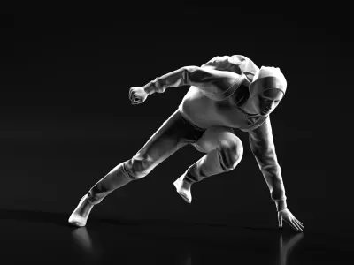 Parkour Boy 3D print model